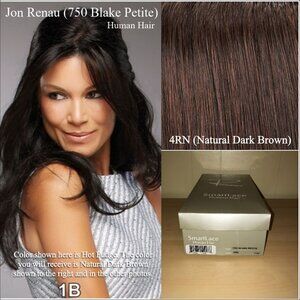 Jon Renau Smartlace Blake Petite Remy Human Hair-4RN (Natural Dark Brown